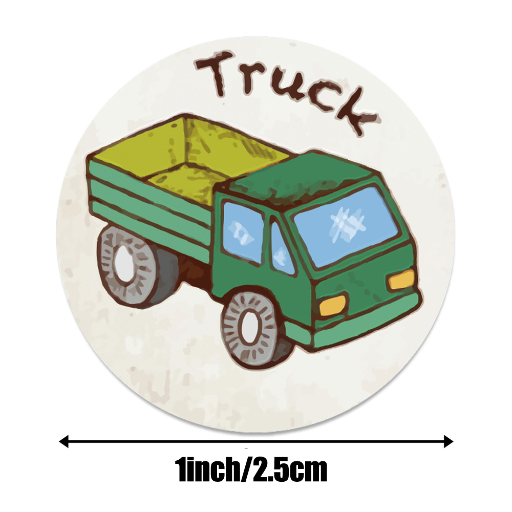 100-500pcs Truck Stickers for Kids Scrapbooking Reward Sticker Construction Car Birthday Party Gift Toy Decor for Children 100-500pcs Truck Stickers for Kids Scrapbooking Reward Sticker Construction Car Birthday Party Gift Toy Decor for Children