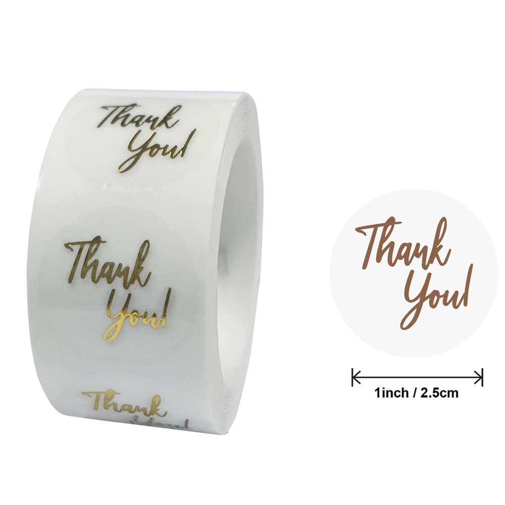 50-500pcs Labels 1inch Clear Gold Foil Thank You Stickers For Wedding Pretty Gift Cards Envelope Sealing Label Stickers 50-500pcs Labels 1inch Clear Gold Foil Thank You Stickers For Wedding Pretty Gift Cards Envelope Sealing Label Stickers