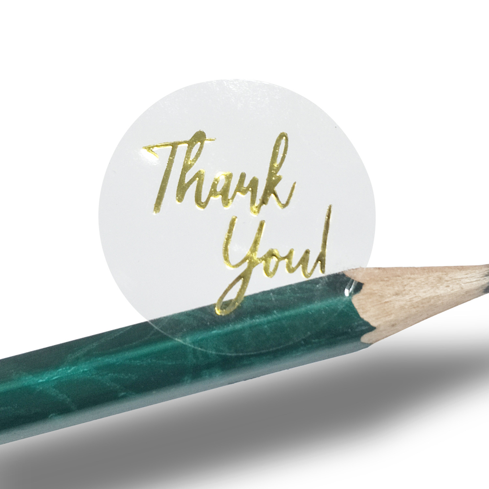 50-500pcs Labels 1inch Clear Gold Foil Thank You Stickers For Wedding Pretty Gift Cards Envelope Sealing Label Stickers 50-500pcs Labels 1inch Clear Gold Foil Thank You Stickers For Wedding Pretty Gift Cards Envelope Sealing Label Stickers