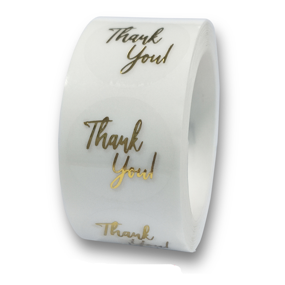 50-500pcs Labels 1inch Clear Gold Foil Thank You Stickers For Wedding Pretty Gift Cards Envelope Sealing Label Stickers 50-500pcs Labels 1inch Clear Gold Foil Thank You Stickers For Wedding Pretty Gift Cards Envelope Sealing Label Stickers