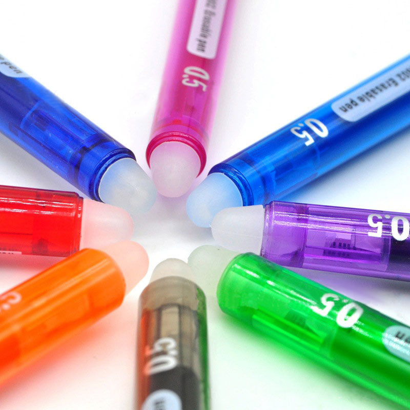 8Pcs/Set Erasable Gel Pen 0.7mm 0.5mm Bullet Tip Blue Black Red Ink Refill Rods 8 Color Writing Drawing Painting Washable Handle 8Pcs/Set Erasable Gel Pen 0.7mm 0.5mm Bullet Tip Blue Black Red Ink Refill Rods 8 Color Writing Drawing Painting Washable Handle