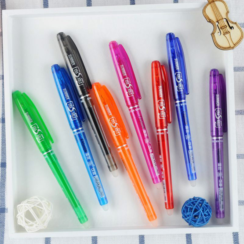 8Pcs/Set Erasable Gel Pen 0.7mm 0.5mm Bullet Tip Blue Black Red Ink Refill Rods 8 Color Writing Drawing Painting Washable Handle 8Pcs/Set Erasable Gel Pen 0.7mm 0.5mm Bullet Tip Blue Black Red Ink Refill Rods 8 Color Writing Drawing Painting Washable Handle