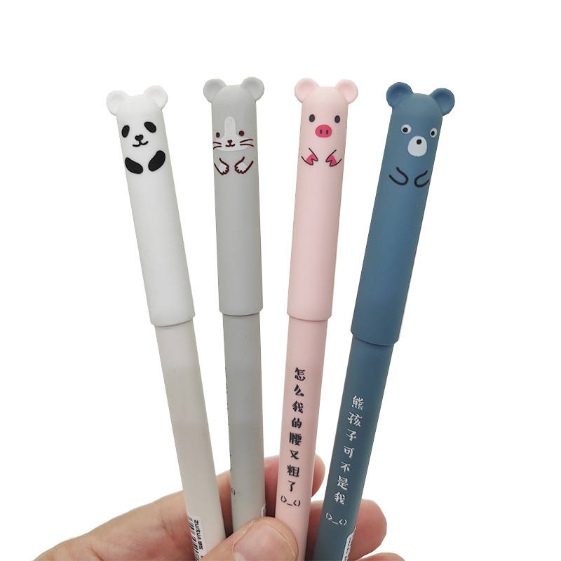 26 pcs/set Animals Panda Erasable Gel Pen 0.5mm Erasable Pen Refills Rods Washable Handle School Office Supplies Stationery 26 pcs/set Animals Panda Erasable Gel Pen 0.5mm Erasable Pen Refills Rods Washable Handle School Office Supplies Stationery