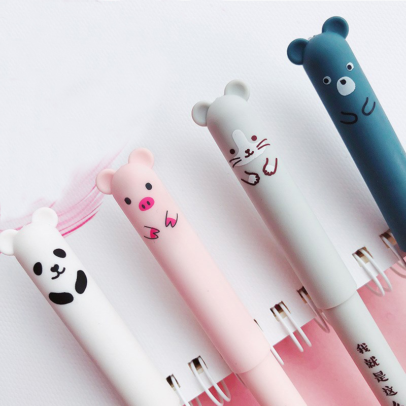 26 pcs/set Animals Panda Erasable Gel Pen 0.5mm Erasable Pen Refills Rods Washable Handle School Office Supplies Stationery 26 pcs/set Animals Panda Erasable Gel Pen 0.5mm Erasable Pen Refills Rods Washable Handle School Office Supplies Stationery