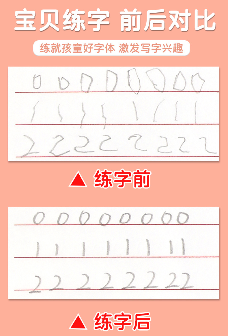 New Reusable Children 3D Copybook Calligraphy Number Salphabet Kanji Handwriting Textbook Learning MathBook Writing For Kid Gift New Reusable Children 3D Copybook Calligraphy Number Salphabet Kanji Handwriting Textbook Learning MathBook Writing For Kid Gift