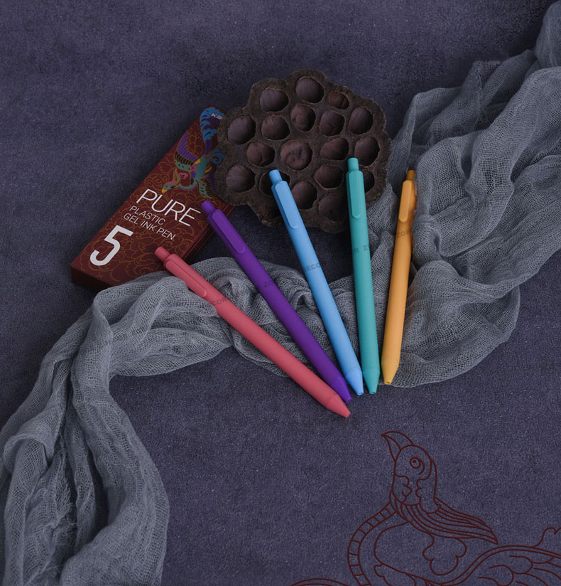 KACO Sign Pen Gel Pen 0.5mm Refill Smooth Ink Writing Durable Signing Pen 5 Colors Vintage Color Macarons Pens Gift Set KACO Sign Pen Gel Pen 0.5mm Refill Smooth Ink Writing Durable Signing Pen 5 Colors Vintage Color Macarons Pens Gift Set