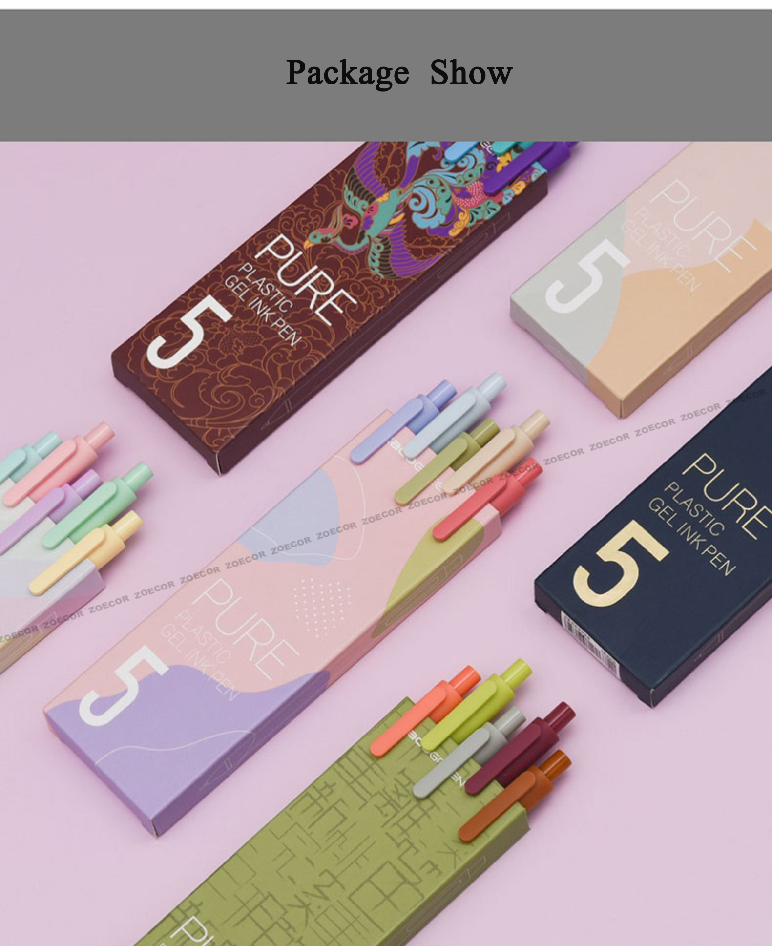 KACO Sign Pen Gel Pen 0.5mm Refill Smooth Ink Writing Durable Signing Pen 5 Colors Vintage Color Macarons Pens Gift Set KACO Sign Pen Gel Pen 0.5mm Refill Smooth Ink Writing Durable Signing Pen 5 Colors Vintage Color Macarons Pens Gift Set