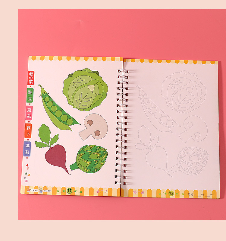 Children's Groove Copybook Toddler Baby Copying Graffiti Hand-Painted Coloring Pencil Sketch Drawing Book Practice Calligraphy Children's Groove Copybook Toddler Baby Copying Graffiti Hand-Painted Coloring Pencil Sketch Drawing Book Practice Calligraphy