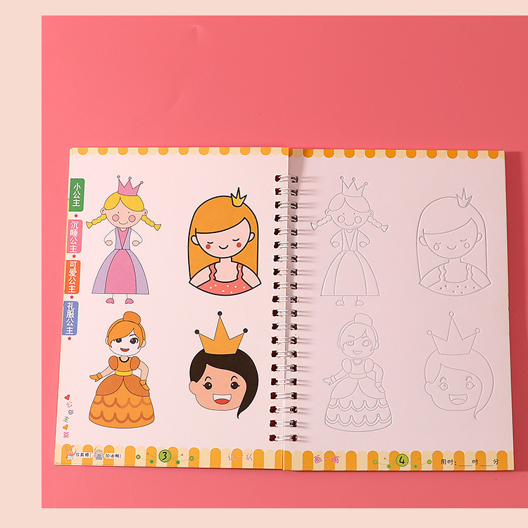 Children's Groove Copybook Toddler Baby Copying Graffiti Hand-Painted Coloring Pencil Sketch Drawing Book Practice Calligraphy Children's Groove Copybook Toddler Baby Copying Graffiti Hand-Painted Coloring Pencil Sketch Drawing Book Practice Calligraphy
