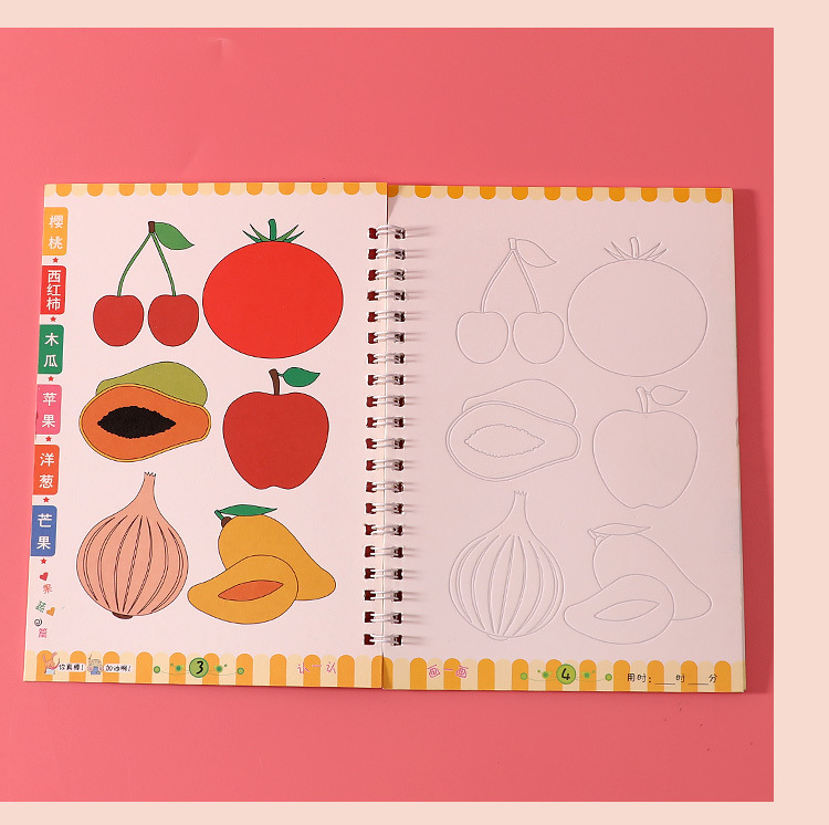Children's Groove Copybook Toddler Baby Copying Graffiti Hand-Painted Coloring Pencil Sketch Drawing Book Practice Calligraphy Children's Groove Copybook Toddler Baby Copying Graffiti Hand-Painted Coloring Pencil Sketch Drawing Book Practice Calligraphy