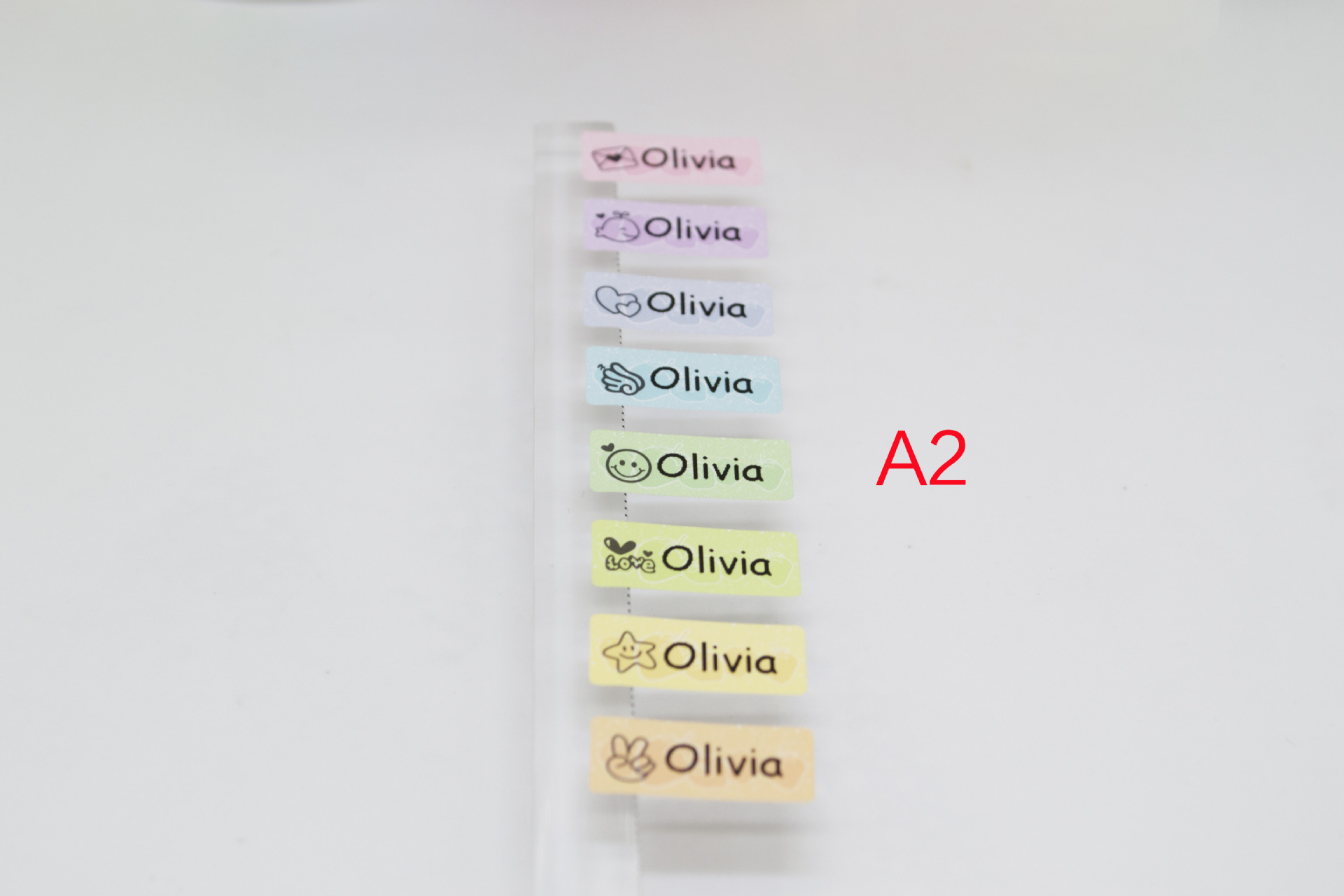 Rainbow Color Custom Name Stickers Multicolor Waterproof School Label Personalized Name Stickers Decal Multi Purpose Colorful Rainbow Color Custom Name Stickers Multicolor Waterproof School Label Personalized Name Stickers Decal Multi Purpose Colorful
