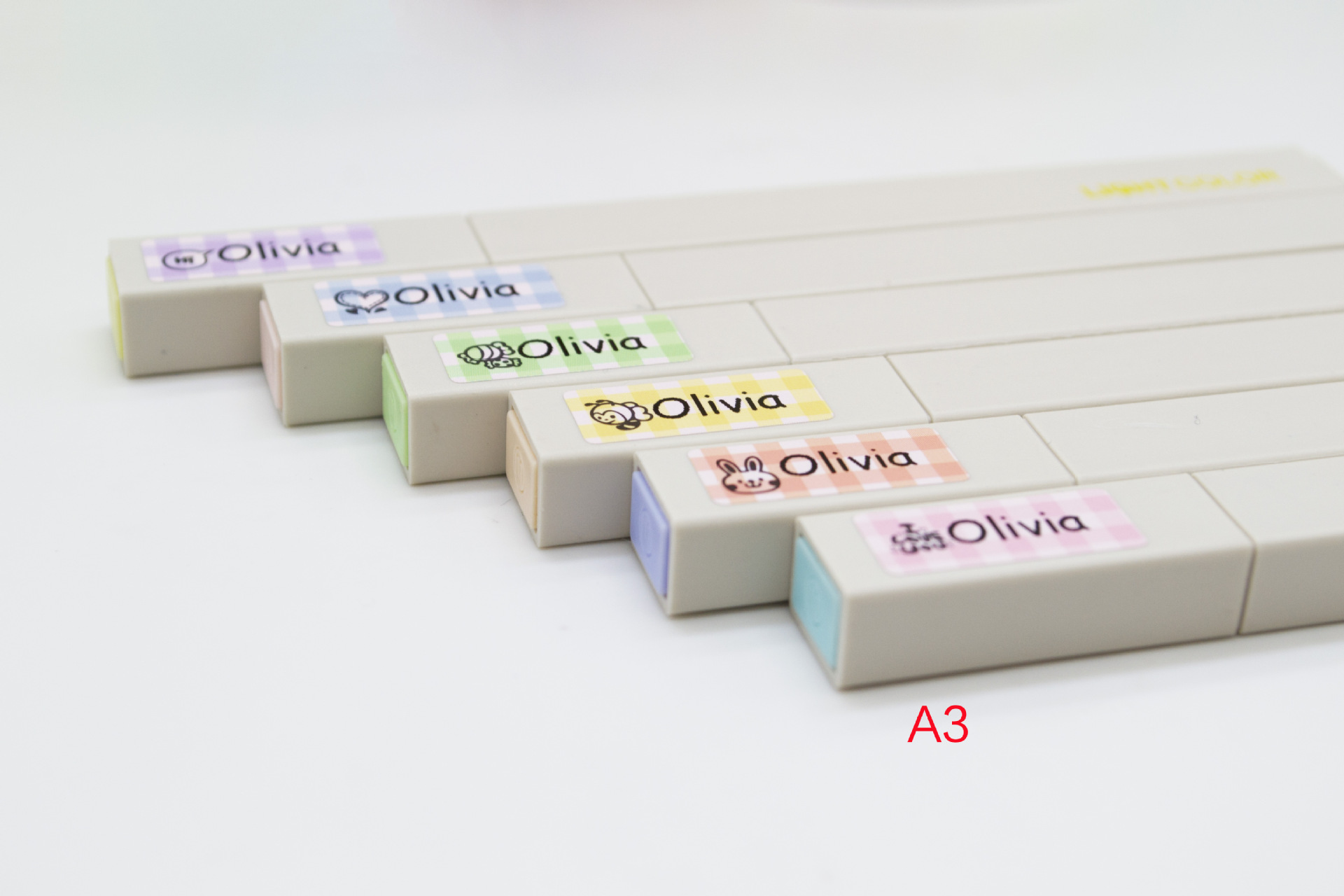 Rainbow Color Custom Name Stickers Multicolor Waterproof School Label Personalized Name Stickers Decal Multi Purpose Colorful Rainbow Color Custom Name Stickers Multicolor Waterproof School Label Personalized Name Stickers Decal Multi Purpose Colorful