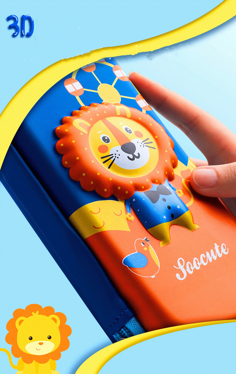3D stereo animal pencil case plastic Stationery box School Pencil cases for girls pen case boy student pen box cute pen bag gift 3D stereo animal pencil case plastic Stationery box School Pencil cases for girls pen case boy student pen box cute pen bag gift