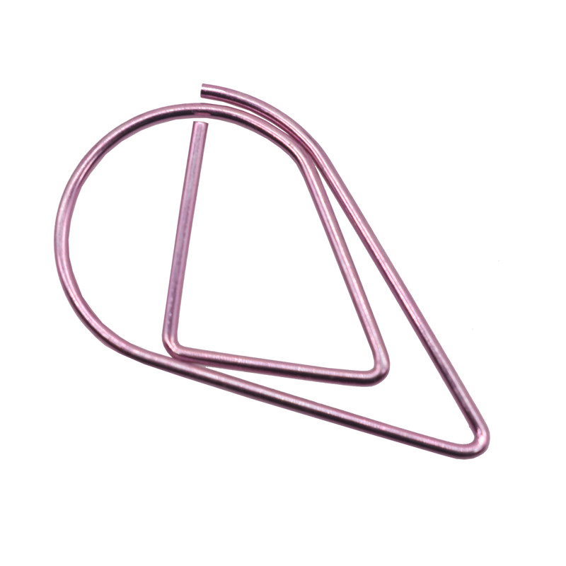 50 Pcs Metal Material Drop Shape Paper Clips Gold Silver Color Kawaii Cute Bookmark Clip Office School Stationery Drop bookmark 50 Pcs Metal Material Drop Shape Paper Clips Gold Silver Color Kawaii Cute Bookmark Clip Office School Stationery Drop bookmark