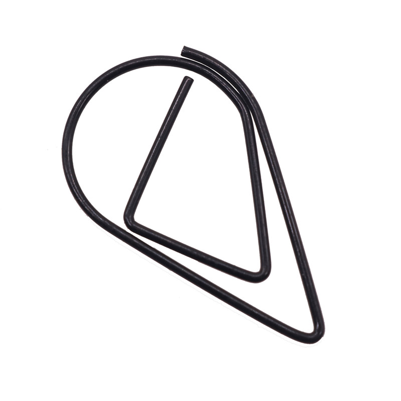50 Pcs Metal Material Drop Shape Paper Clips Gold Silver Color Kawaii Cute Bookmark Clip Office School Stationery Drop bookmark 50 Pcs Metal Material Drop Shape Paper Clips Gold Silver Color Kawaii Cute Bookmark Clip Office School Stationery Drop bookmark