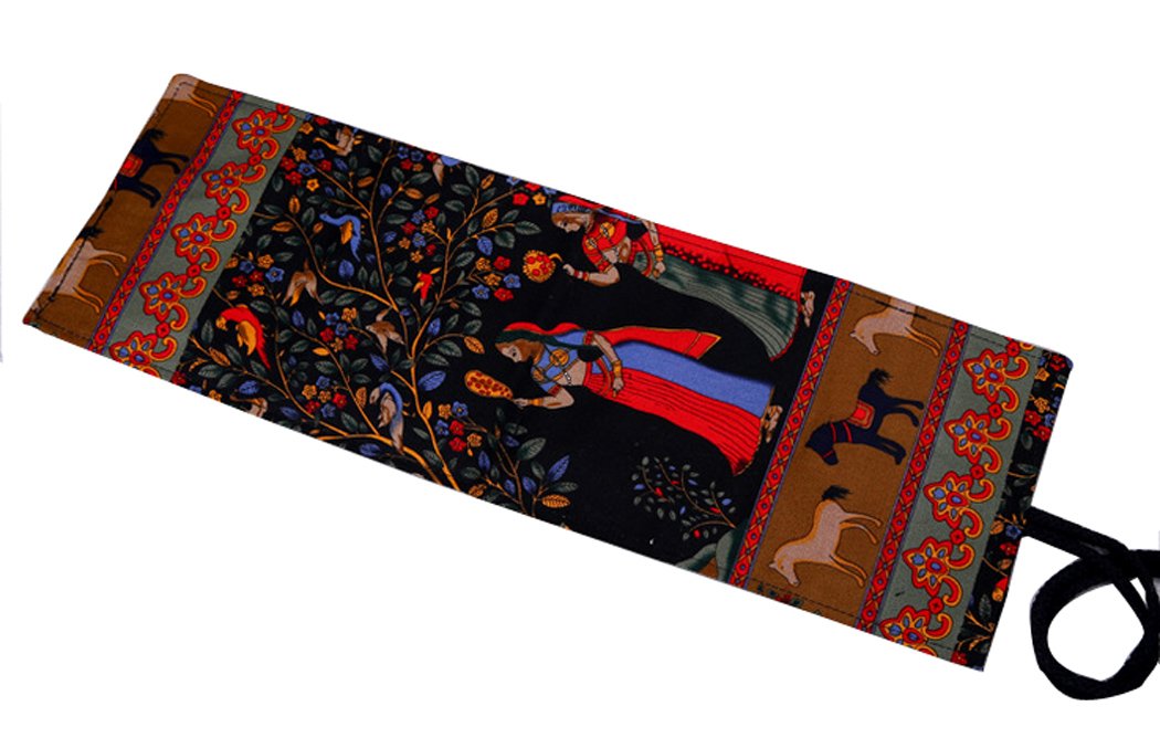Elephant Red Black Tree National Style Pattern Canvas Colored Pencil Roll Wrap 12/24/36/48/72 Slots Storage Pencil Easy To Use Elephant Red Black Tree National Style Pattern Canvas Colored Pencil Roll Wrap 12/24/36/48/72 Slots Storage Pencil Easy To Use