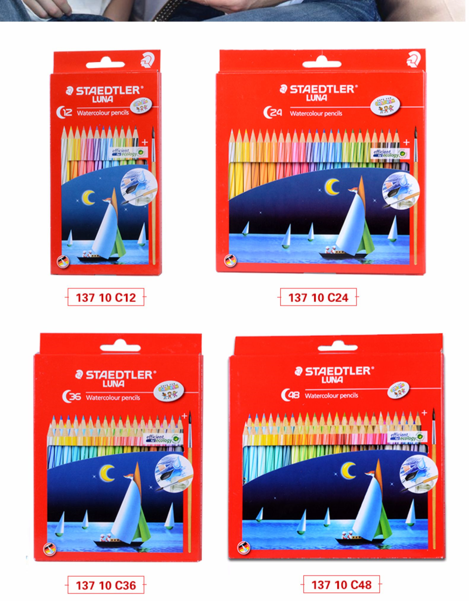 Staedtler Watercolor Pencils Set of 12/24/36/48 Colorful Drawing Pencils With Brush Staedtler Watercolor Pencils Set of 12/24/36/48 Colorful Drawing Pencils With Brush