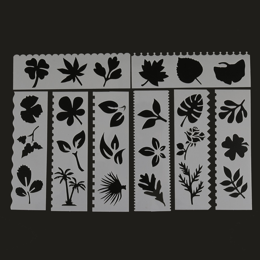 8Pcs/Set Leaves Shaped Gingko DIY Layering Stencils Painting Scrapbook Coloring Embossing Album Decorative Card Template 8Pcs/Set Leaves Shaped Gingko DIY Layering Stencils Painting Scrapbook Coloring Embossing Album Decorative Card Template