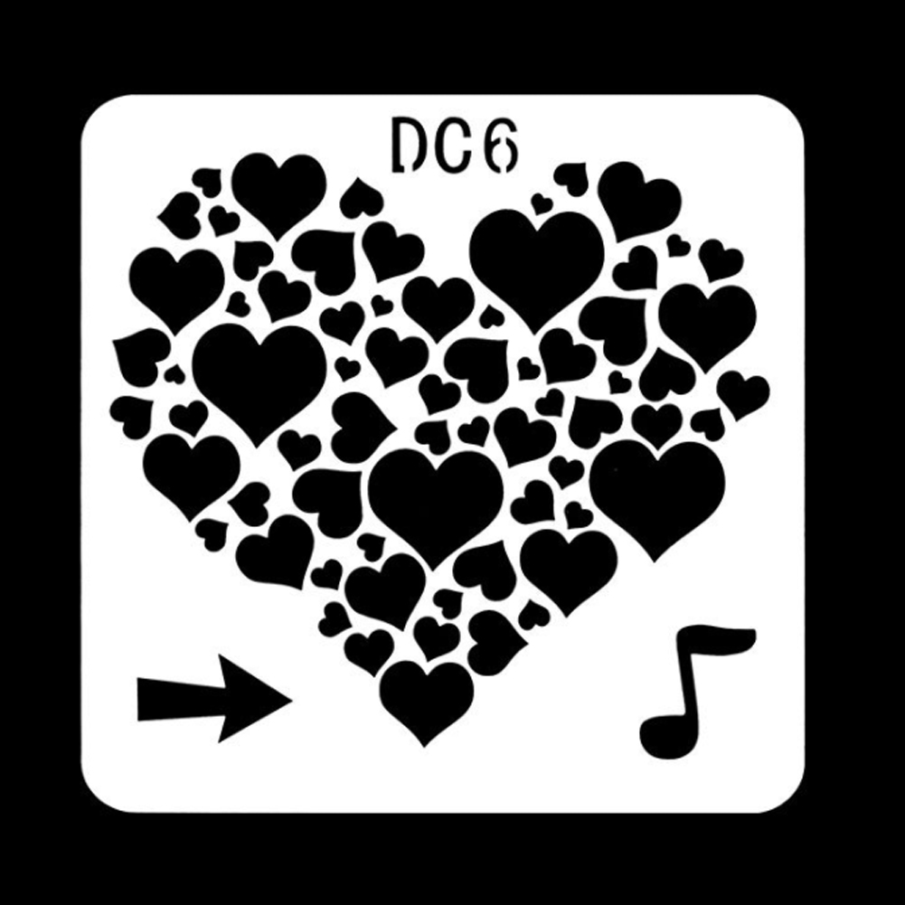 12 Pattern Heart-Shaped Theme Painting Template Wall Painting Scrapbook Coloring Embossing Album Decorative Layering Stencils 12 Pattern Heart-Shaped Theme Painting Template Wall Painting Scrapbook Coloring Embossing Album Decorative Layering Stencils