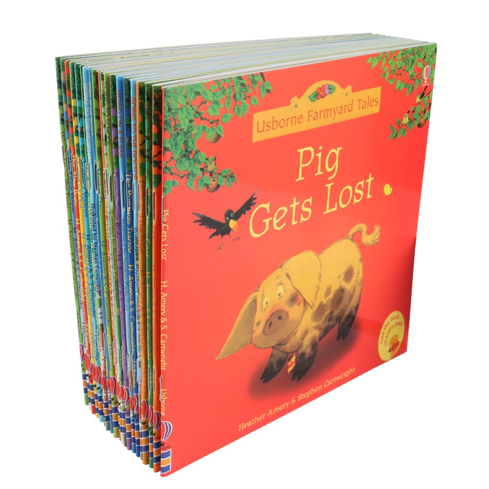 20Pcs/set 15x15cm Usborne Farmyard Picture Books For Children Baby Famous Story English Tales Series Of Child Book Farm Story 20Pcs/set 15x15cm Usborne Farmyard Picture Books For Children Baby Famous Story English Tales Series Of Child Book Farm Story