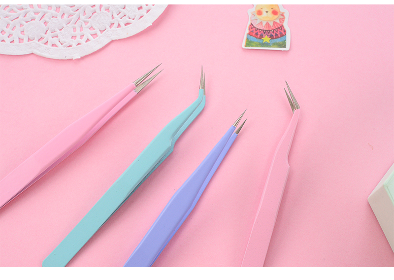 Yoofun 1pc/pack Stainless Steel Tweezers Accessories Sticker Tool for Scrapbooking Journals Utility Knife Kawaii Stationery Yoofun 1pc/pack Stainless Steel Tweezers Accessories Sticker Tool for Scrapbooking Journals Utility Knife Kawaii Stationery