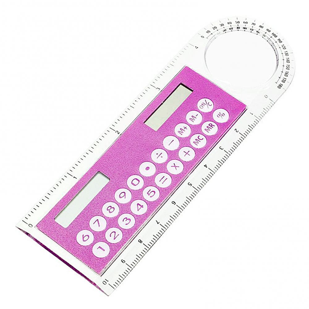 Hot Sale Mini Ultra-thin Straight Ruler with Solar Calculator Magnifier Multifunction Calculator 10cm School Office Supplies Hot Sale Mini Ultra-thin Straight Ruler with Solar Calculator Magnifier Multifunction Calculator 10cm School Office Supplies