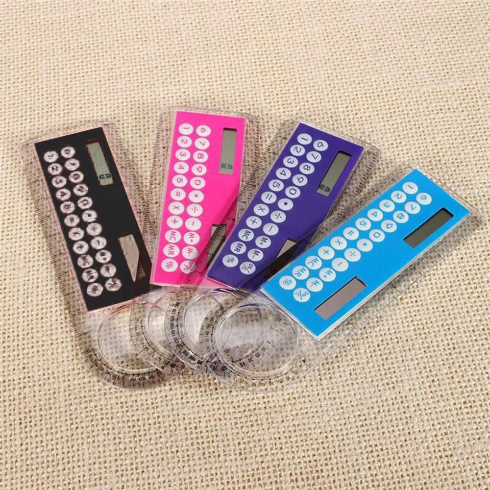 Hot Sale Mini Ultra-thin Straight Ruler with Solar Calculator Magnifier Multifunction Calculator 10cm School Office Supplies Hot Sale Mini Ultra-thin Straight Ruler with Solar Calculator Magnifier Multifunction Calculator 10cm School Office Supplies