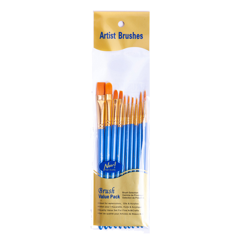 BOMEIJIA 10pcs/pack Paint Brushes Set Painting Art Brush for Acrylic Oil Watercolor Artist Professional Painting Kits BOMEIJIA 10pcs/pack Paint Brushes Set Painting Art Brush for Acrylic Oil Watercolor Artist Professional Painting Kits
