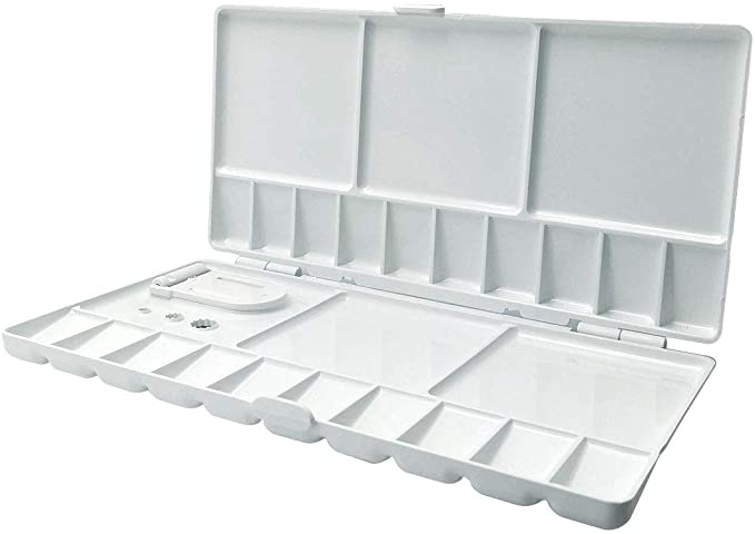 25Grid Folding Watercolor Palette Watercolor Paint Tray Box Atercolor Renovate Cover Pigment Box Painting Tool Artistic Supplies 25Grid Folding Watercolor Palette Watercolor Paint Tray Box Atercolor Renovate Cover Pigment Box Painting Tool Artistic Supplies