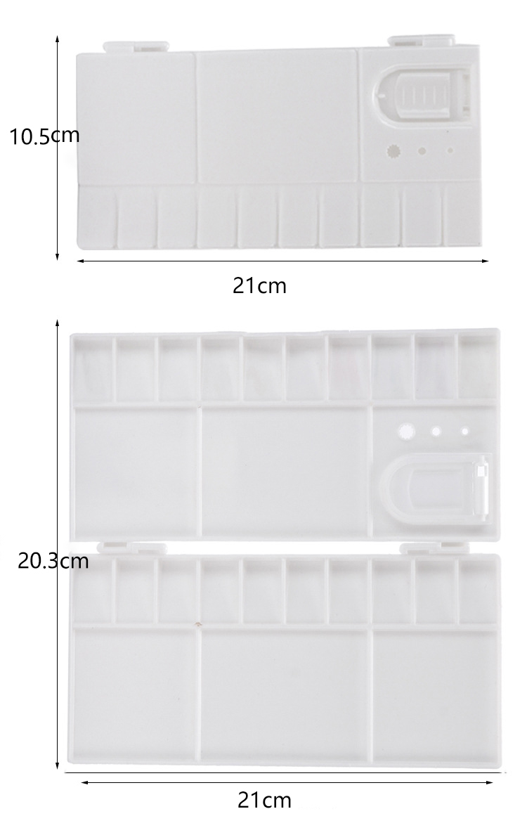 25Grid Folding Watercolor Palette Watercolor Paint Tray Box Atercolor Renovate Cover Pigment Box Painting Tool Artistic Supplies 25Grid Folding Watercolor Palette Watercolor Paint Tray Box Atercolor Renovate Cover Pigment Box Painting Tool Artistic Supplies