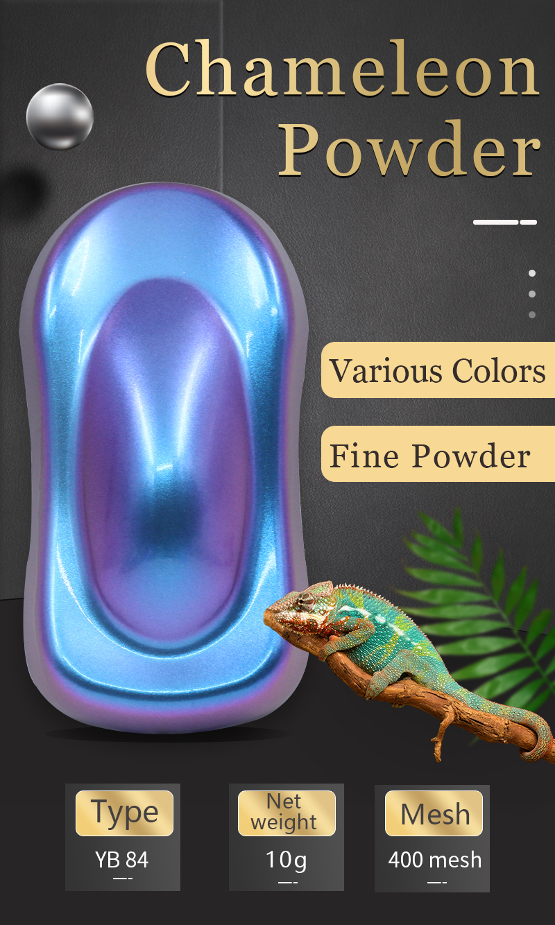 Chameleon Pigments Acrylic Powder Coating Dye 10g for Crafts Car Automotive Painting Decoration Arts Chameleon Pigments Acrylic Powder Coating Dye 10g for Crafts Car Automotive Painting Decoration Arts