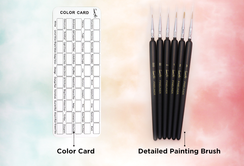 SeamiArt 50Color Solid Watercolor Paint Set Portable Metal Box Watercolor Pigment for Beginner Drawing Watercolor Paper Supplies SeamiArt 50Color Solid Watercolor Paint Set Portable Metal Box Watercolor Pigment for Beginner Drawing Watercolor Paper Supplies