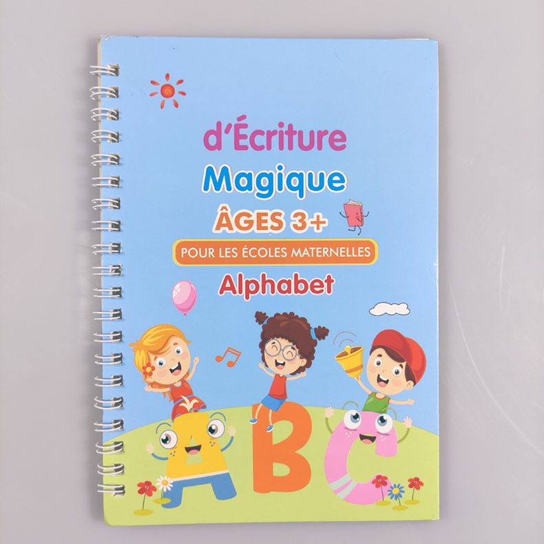 French 3D Groove Magic Practice Copybook Children's Book Learning Numbers French Letters Calligraphy Writing Exercise Books Gift French 3D Groove Magic Practice Copybook Children's Book Learning Numbers French Letters Calligraphy Writing Exercise Books Gift