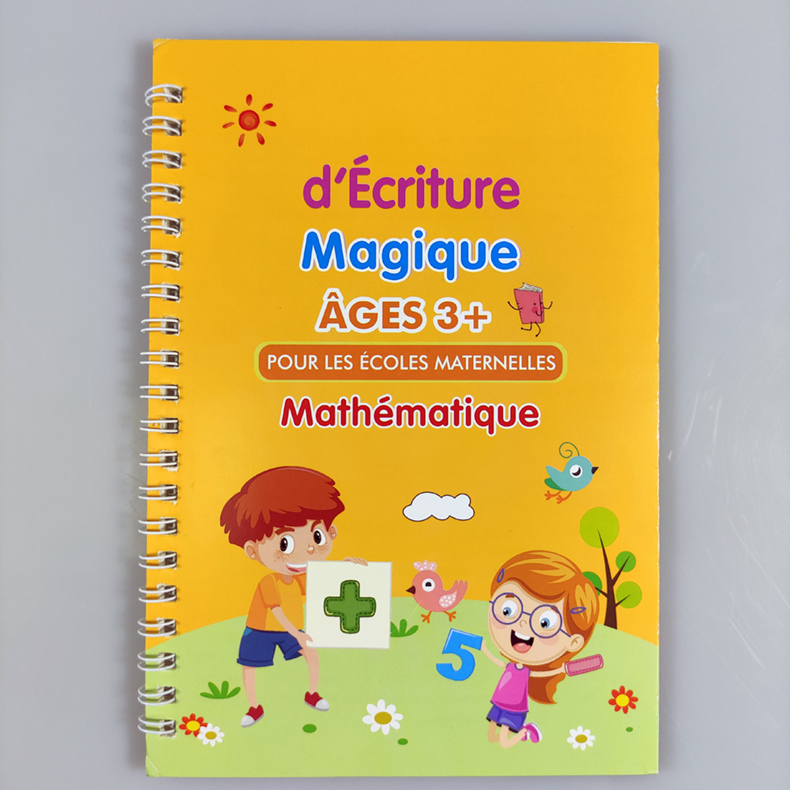 French 3D Groove Magic Practice Copybook Children's Book Learning Numbers French Letters Calligraphy Writing Exercise Books Gift French 3D Groove Magic Practice Copybook Children's Book Learning Numbers French Letters Calligraphy Writing Exercise Books Gift