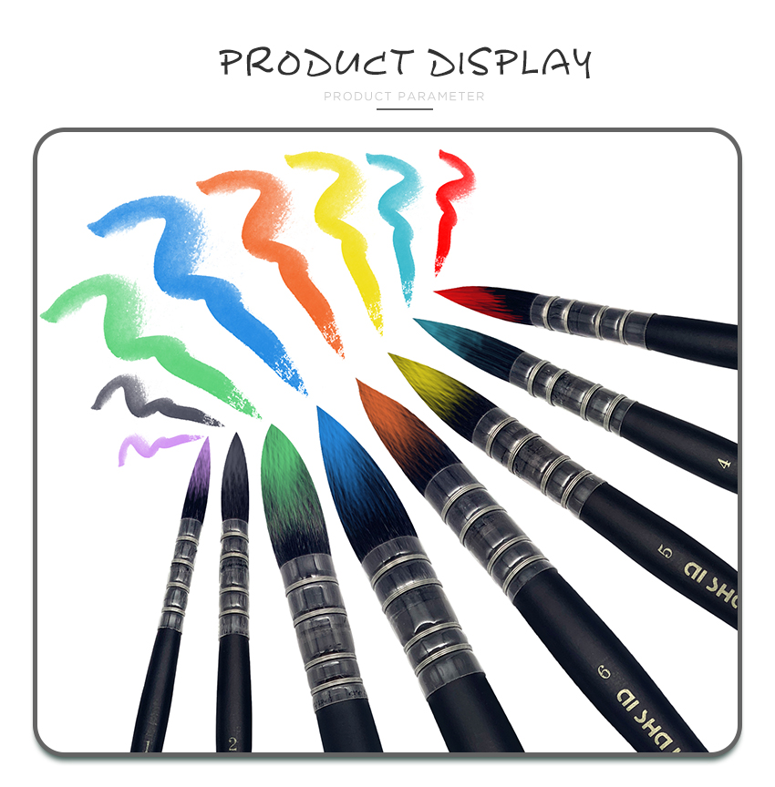 1Peice Watercolor Brush Wood Paint Brush Artist Hand Painting Brushes Water Color Gouache Drawing Art Brush Supplies 1Peice Watercolor Brush Wood Paint Brush Artist Hand Painting Brushes Water Color Gouache Drawing Art Brush Supplies