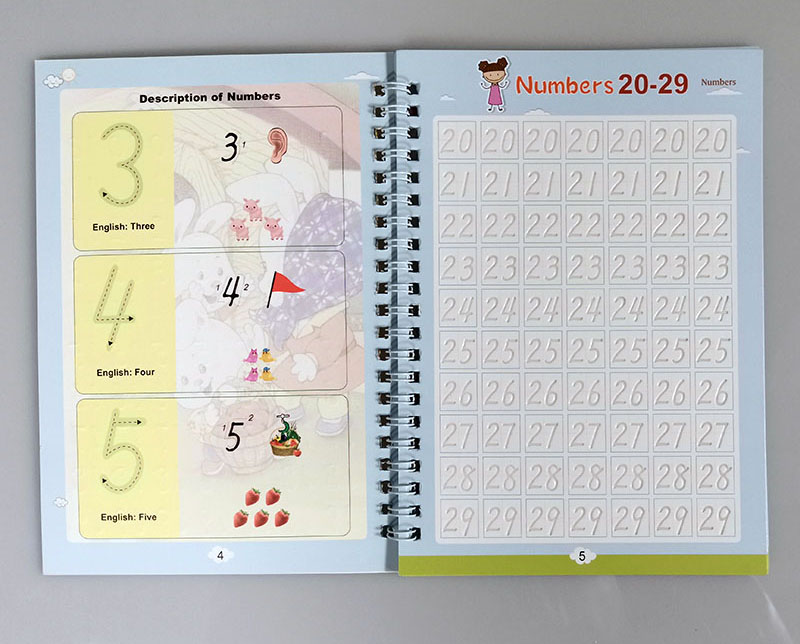 2021 Reusable Children 3D Copybook For Calligraphy Numbers 0-100 Handwriting Textbook Learning Math Book Writing For Kids Toys 2021 Reusable Children 3D Copybook For Calligraphy Numbers 0-100 Handwriting Textbook Learning Math Book Writing For Kids Toys