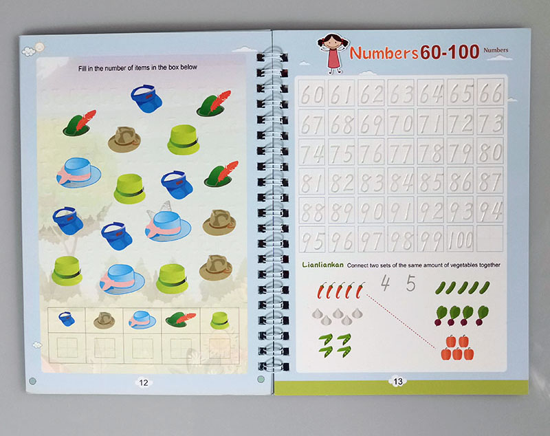 2021 Reusable Children 3D Copybook For Calligraphy Numbers 0-100 Handwriting Textbook Learning Math Book Writing For Kids Toys 2021 Reusable Children 3D Copybook For Calligraphy Numbers 0-100 Handwriting Textbook Learning Math Book Writing For Kids Toys