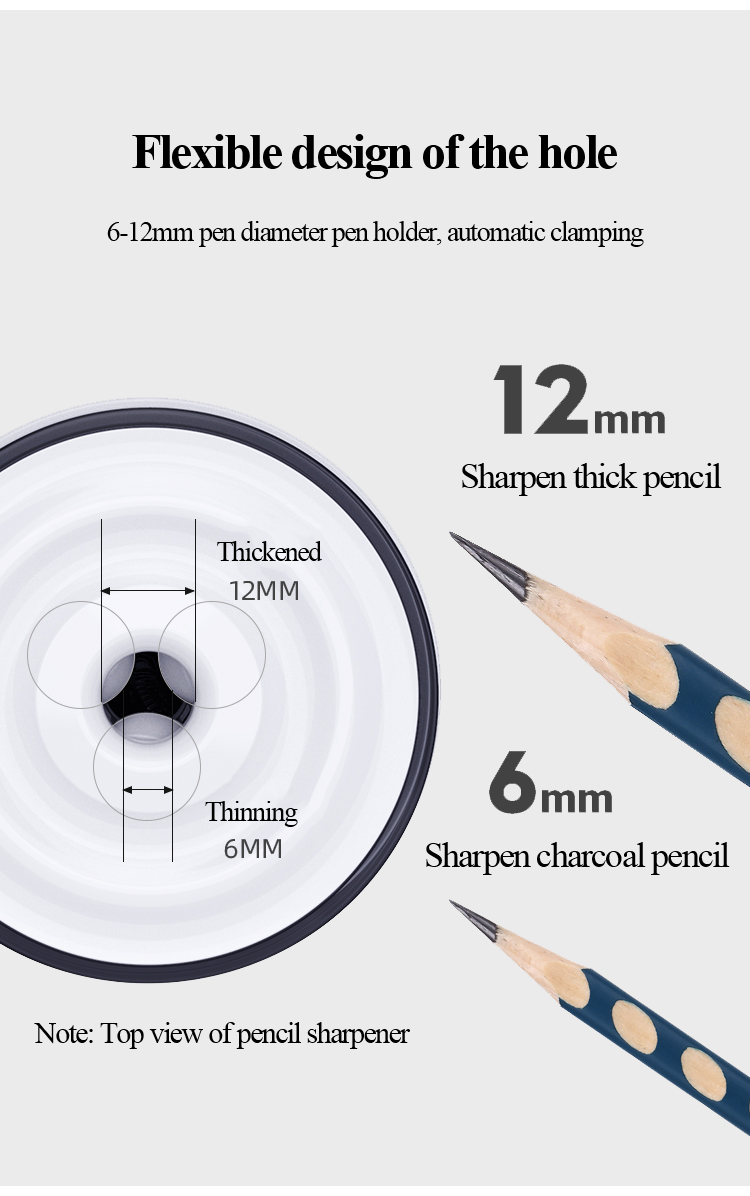 Tenwin Automatic Electric Pencil Sharpener For Colored Pencils Sharpen Mechanical Office School Supplies Stationery Free Ship Tenwin Automatic Electric Pencil Sharpener For Colored Pencils Sharpen Mechanical Office School Supplies Stationery Free Ship
