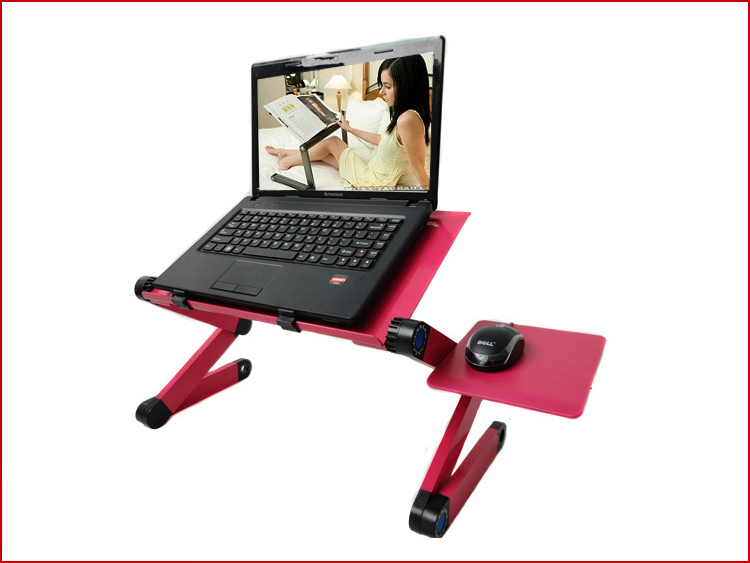 Adjustable Laptop Desk Stand Cooler fan Portable Ergonomic Lapdesk For Bed Sofa PC Notebook Table Desk With Mouse Pad Aluminum Adjustable Laptop Desk Stand Cooler fan Portable Ergonomic Lapdesk For Bed Sofa PC Notebook Table Desk With Mouse Pad Aluminum