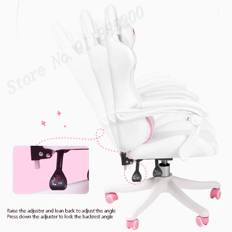 Cute cartoon chairs bedroom comfortable office computer chair home girls gaming chair swivel chair adjustable live gamer chairs Cute cartoon chairs bedroom comfortable office computer chair home girls gaming chair swivel chair adjustable live gamer chairs