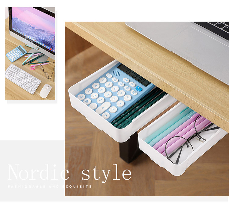 Self Stick Pencil Tray Under Desk Drawer Storage Box Hidden Stationery Organizer Stand For Pens Office Home Storage Organizer Self Stick Pencil Tray Under Desk Drawer Storage Box Hidden Stationery Organizer Stand For Pens Office Home Storage Organizer