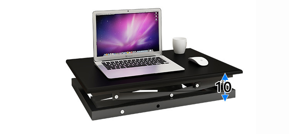 Adjustable Computer Table Sit to Stand Foldable Lift Converter Laptop Desk Monitor Laptop for Bed Living Room Book Stand Adjustable Computer Table Sit to Stand Foldable Lift Converter Laptop Desk Monitor Laptop for Bed Living Room Book Stand