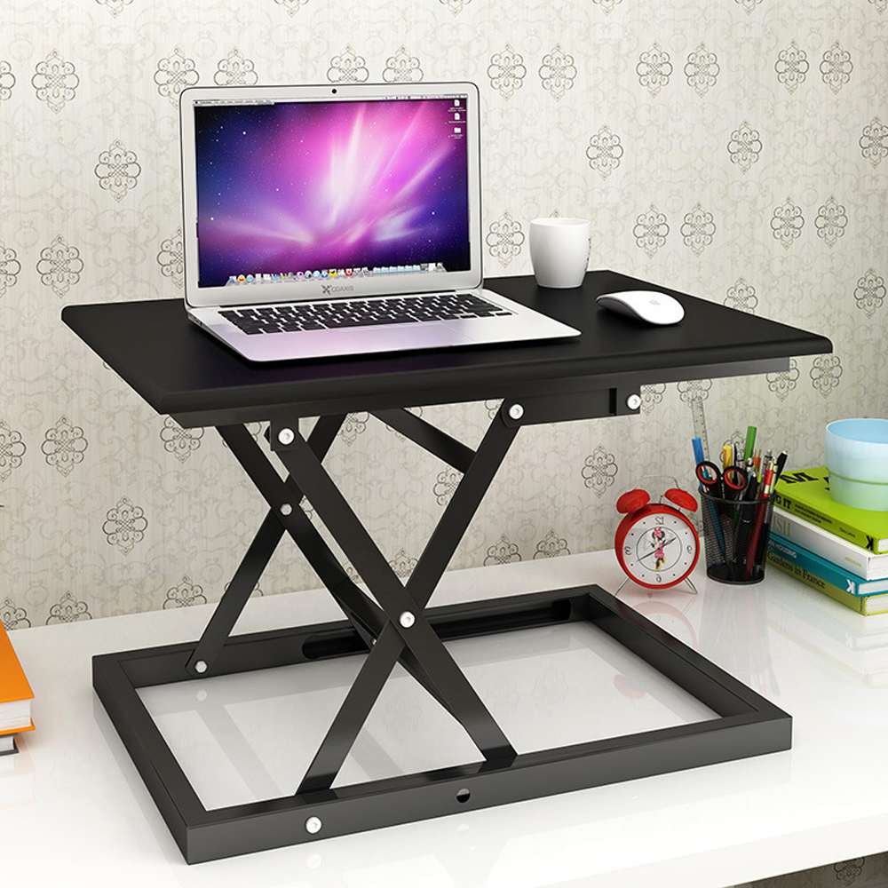 Adjustable Computer Table Sit to Stand Foldable Lift Converter Laptop Desk Monitor Laptop for Bed Living Room Book Stand Adjustable Computer Table Sit to Stand Foldable Lift Converter Laptop Desk Monitor Laptop for Bed Living Room Book Stand