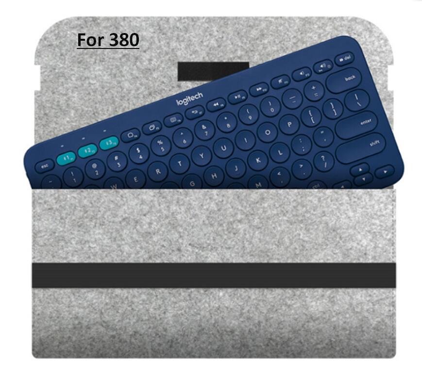 Anti Shock Keyboard Bag Compact Flexible Portable Travel Accessories Felt Protective Cover Carrying Case For Logitech K380 K480 Anti Shock Keyboard Bag Compact Flexible Portable Travel Accessories Felt Protective Cover Carrying Case For Logitech K380 K480