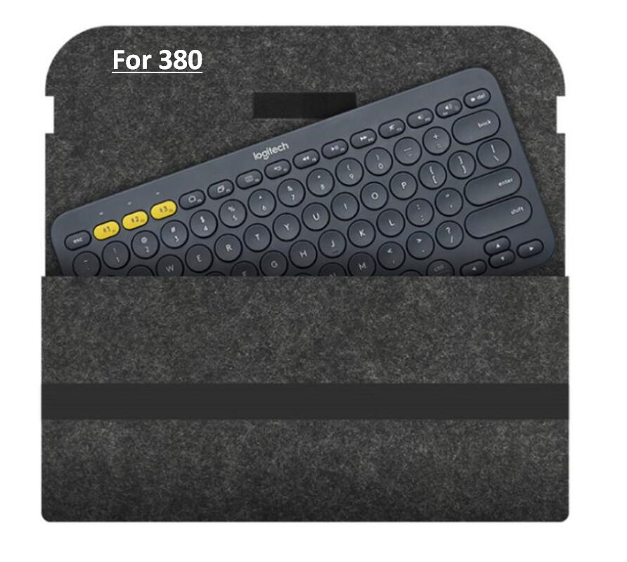 Anti Shock Keyboard Bag Compact Flexible Portable Travel Accessories Felt Protective Cover Carrying Case For Logitech K380 K480 Anti Shock Keyboard Bag Compact Flexible Portable Travel Accessories Felt Protective Cover Carrying Case For Logitech K380 K480